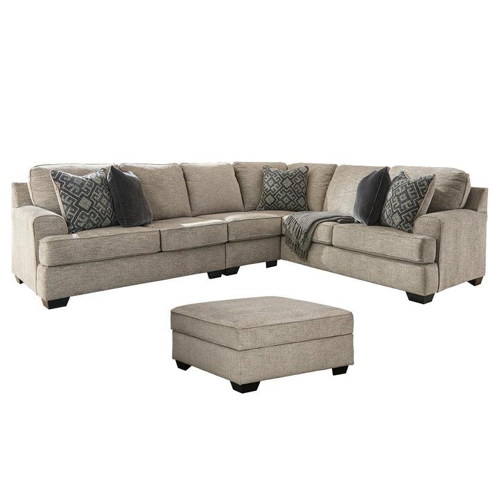 Bovarian 3-Piece Sectional with Ottoman Ash-56103U2