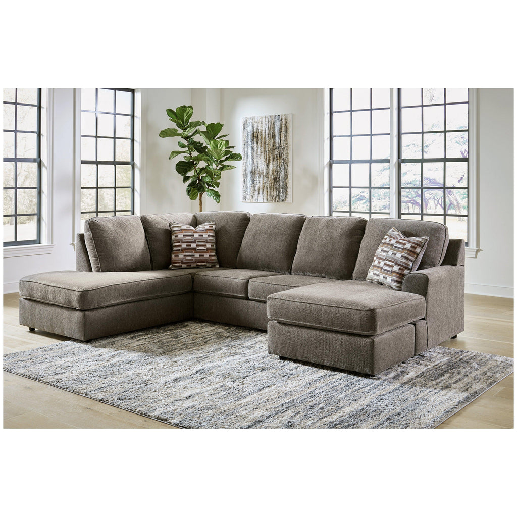 OPhannon 2-Piece Sectional with Chaise Ash-29402S2