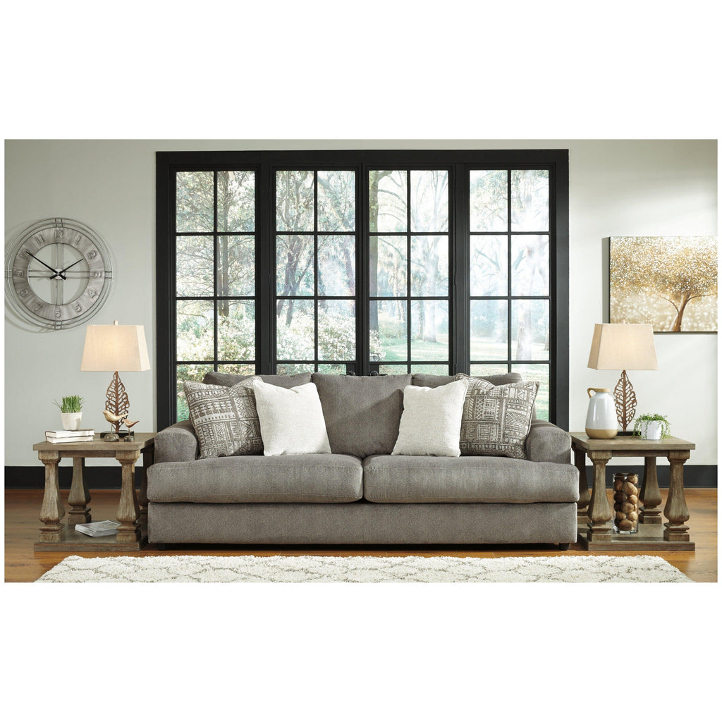 Soletren Sofa and Loveseat with Chair and Ottoman Ash-95103U1