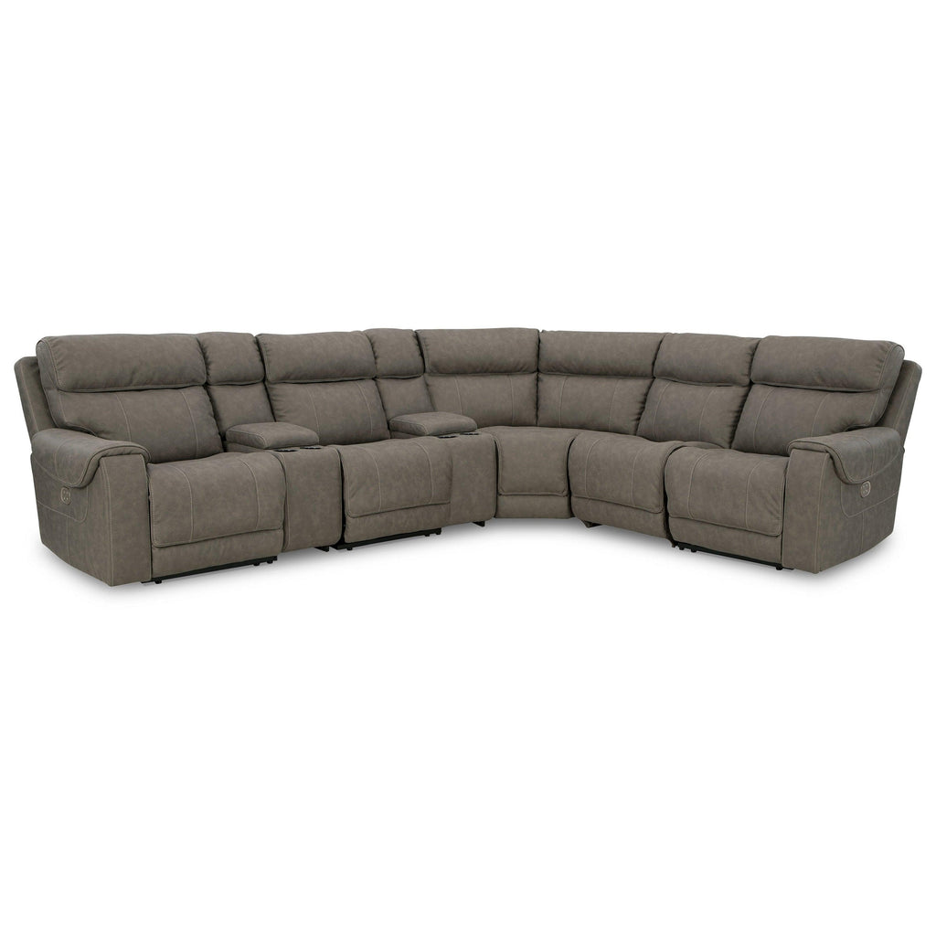 Starbot 7-Piece Power Reclining Sectional Ash-23501S7