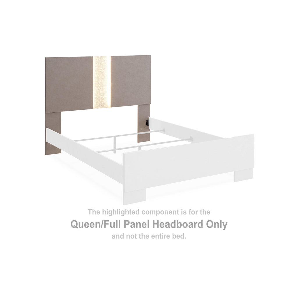 Surancha Queen/Full Panel Headboard Ash-B1145-57