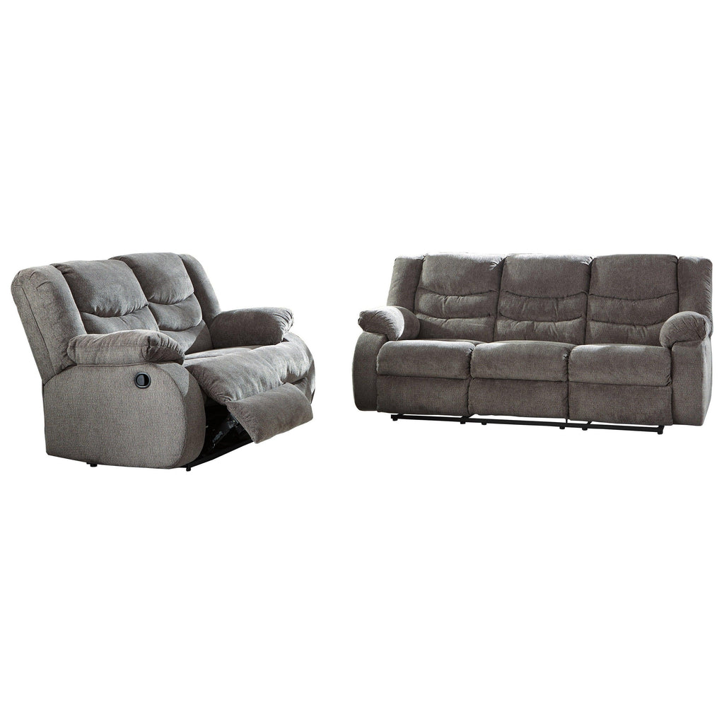 Tulen Reclining Sofa and Loveseat Ash-98606U1