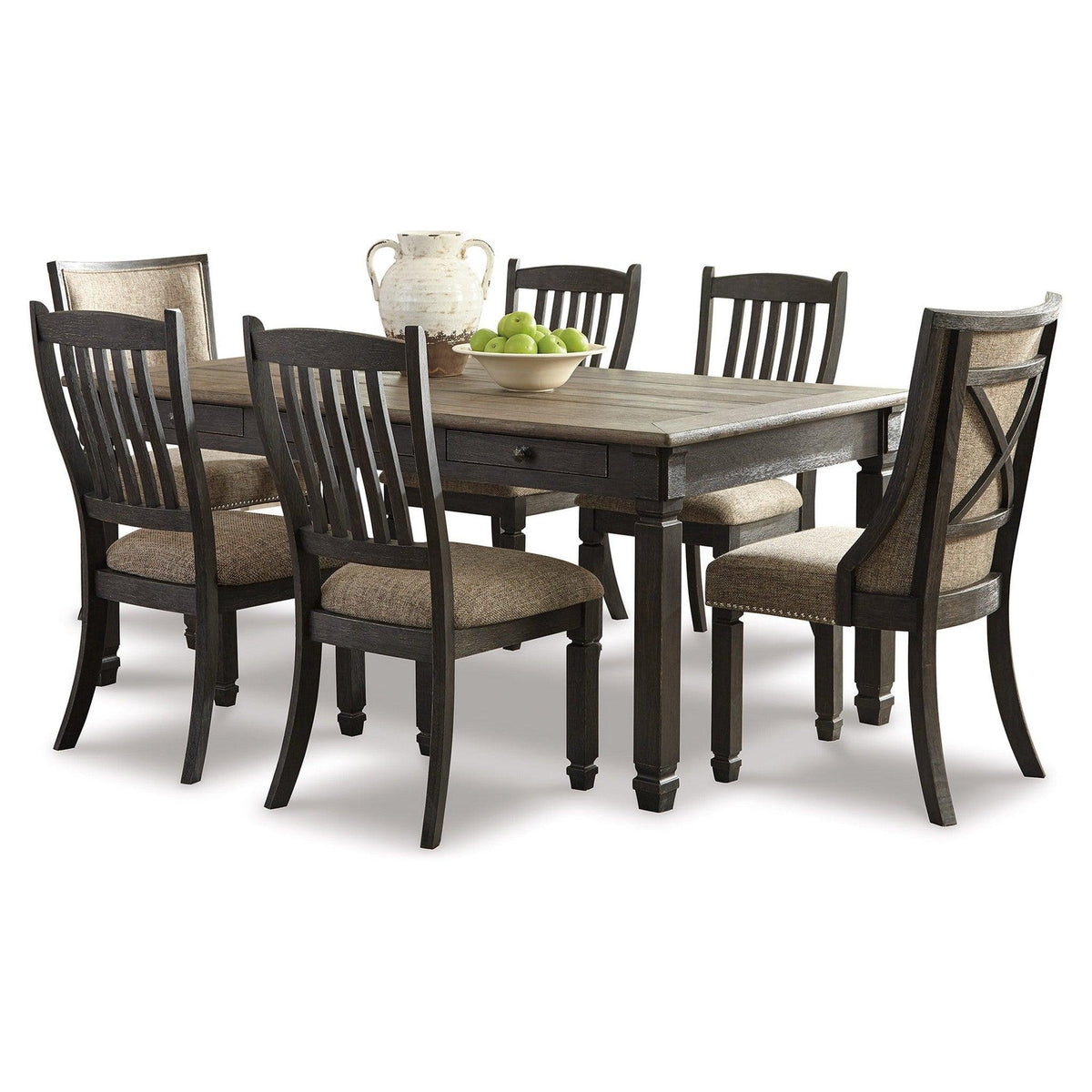 Signature Design by Ashley® Tyler Creek Dining Table With 6 Chairs