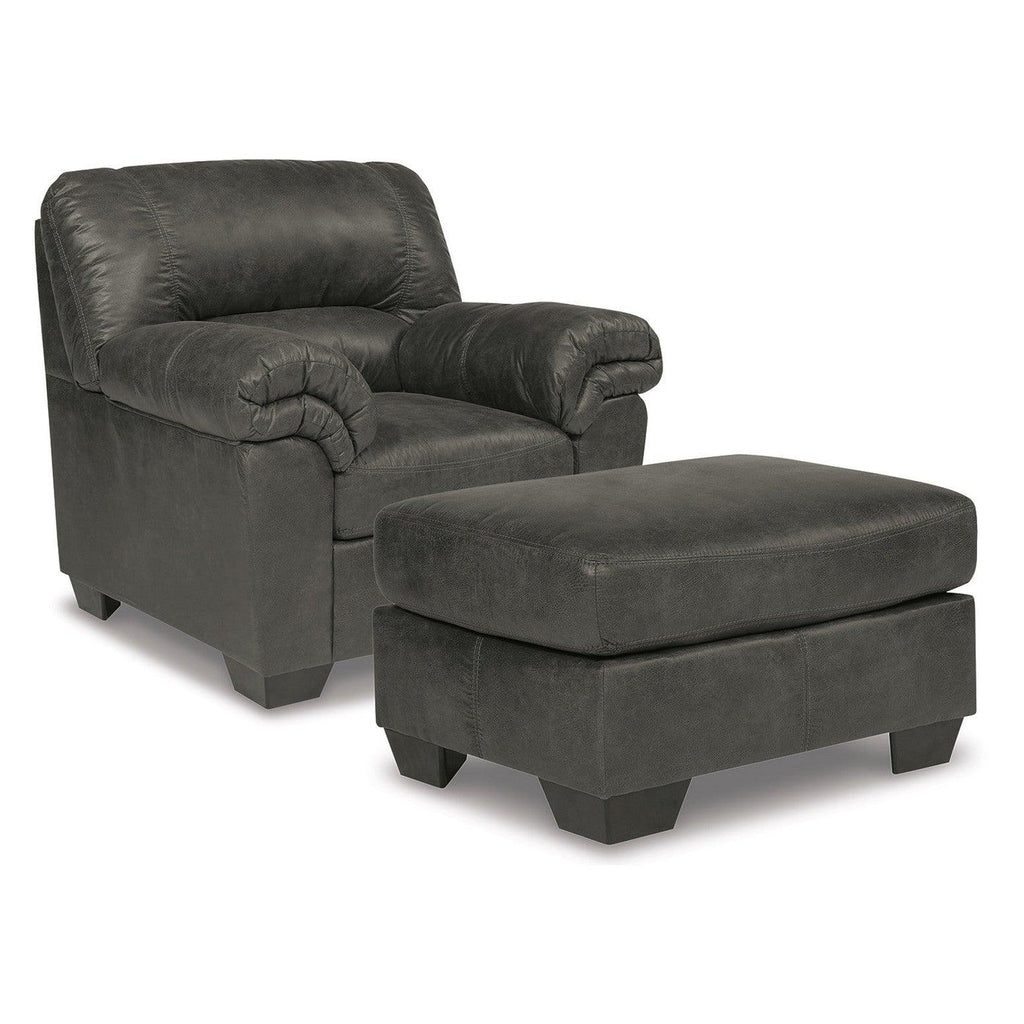 Bladen Chair and Ottoman Ash-12021U3
