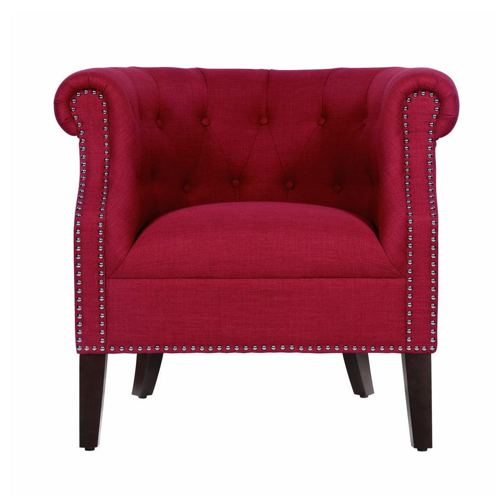 ACCENT CHAIR, RED 1220F2S