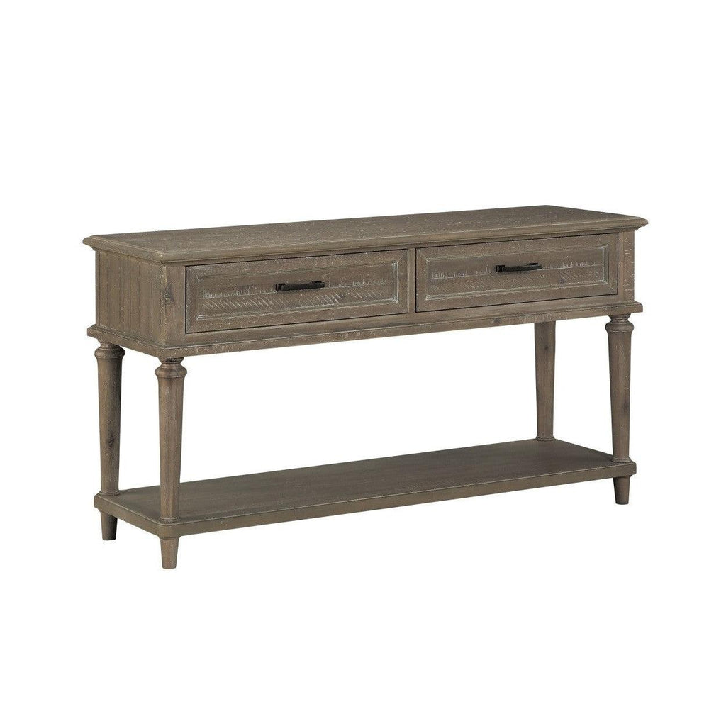 Sofa Table With Two Functional Drawers, Brown 1689BR-05