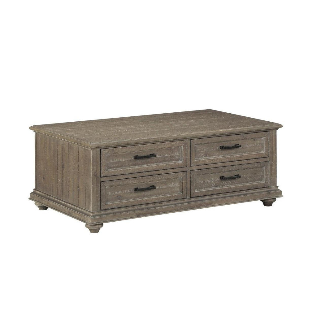 Cocktail Table With Four Functional Drawers, Brown 1689BR-30