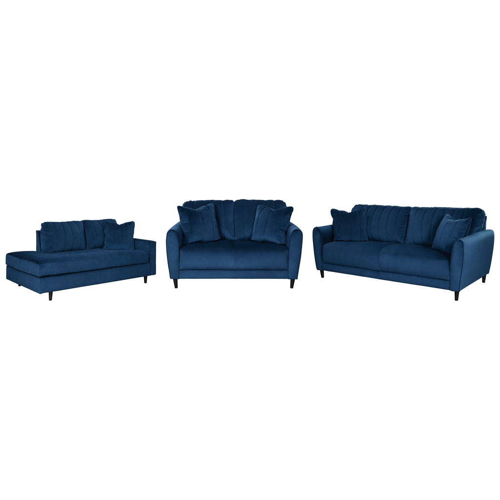 Enderlin Sofa and Loveseat with Chaise Ash-17801U2
