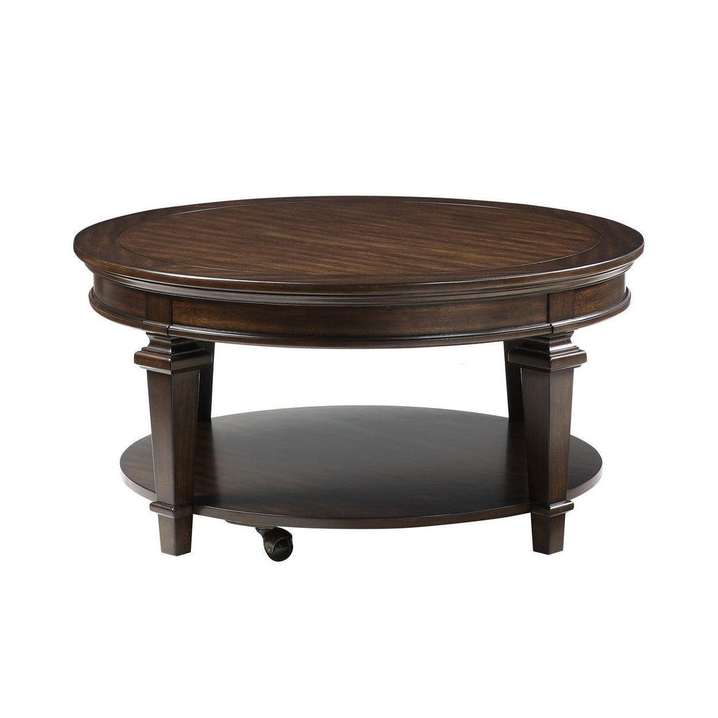 Round Cocktail Table with Casters (40"Dia x 20"H) 3681-01RD