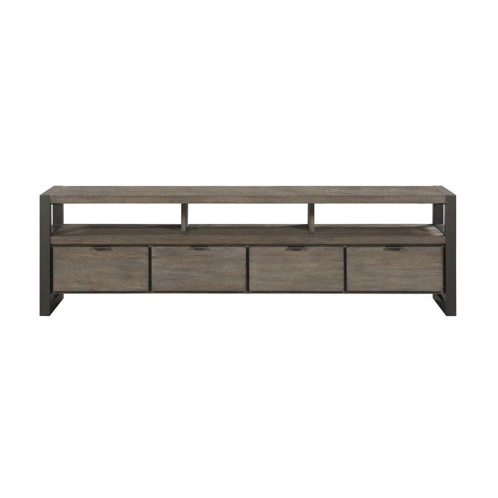 76" TV STAND, 4 DRAWERS 4550-76T