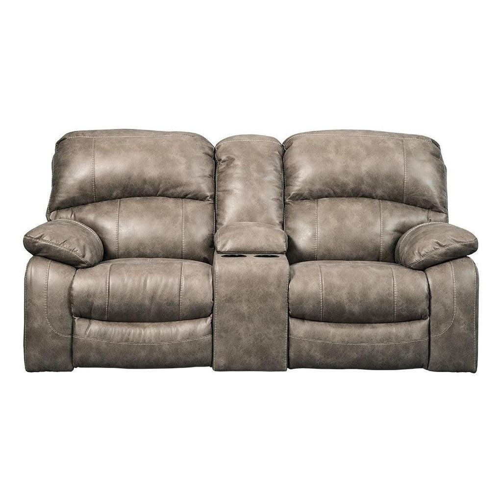 Dunwell Power Reclining Loveseat with Console Ash-5160218
