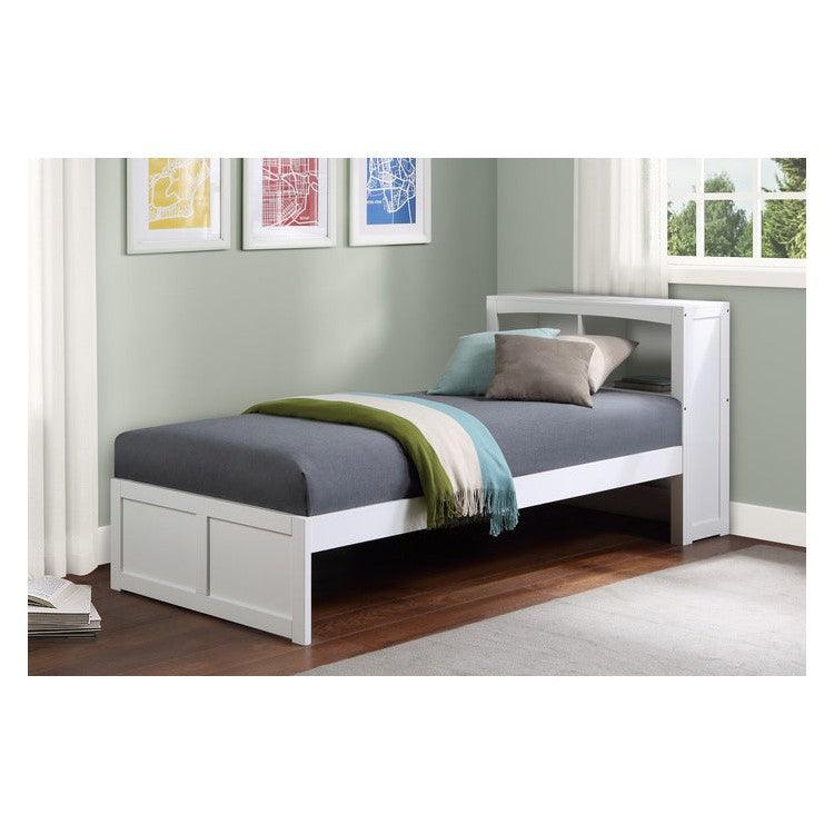 (2) BOOKCASE TWIN BED (WITHOUT TRUNDLE) B2053BCW-1*