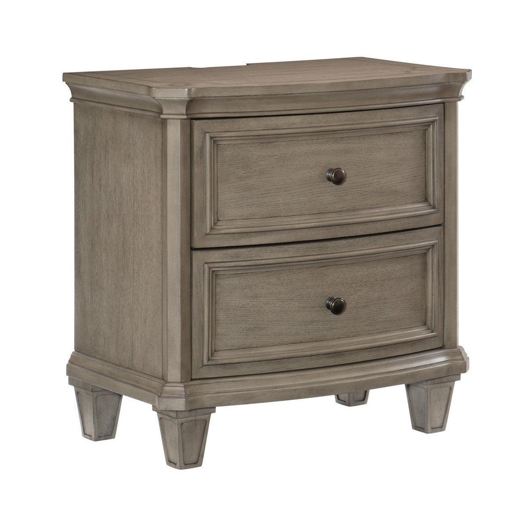 Night Stand with 2 USB & Electrical Outlets 5442-4