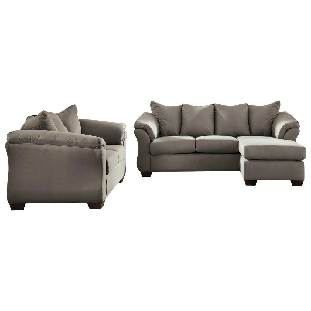 Darcy Sofa Chaise with Loveseat Ash-75005U6