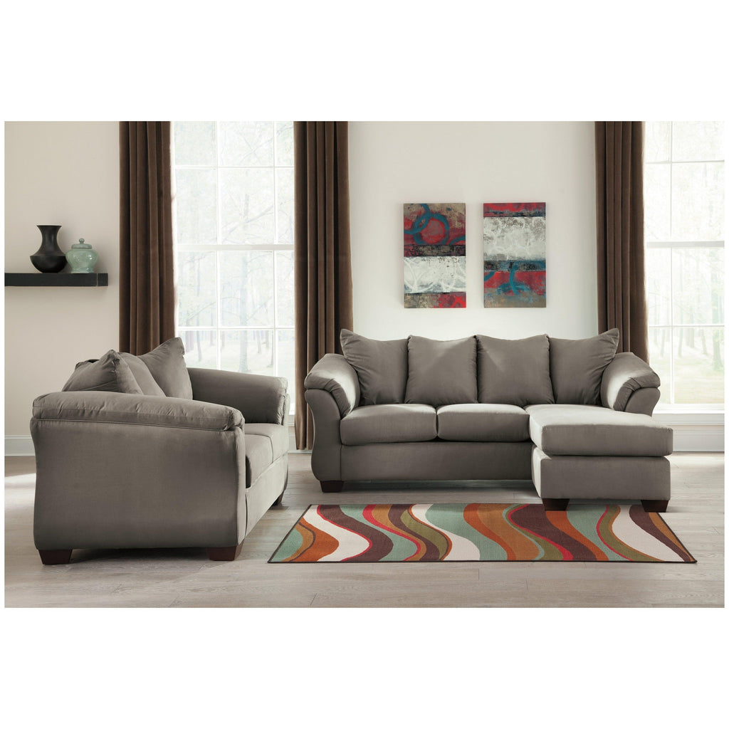 Darcy Sofa Chaise with Loveseat Ash-75005U6