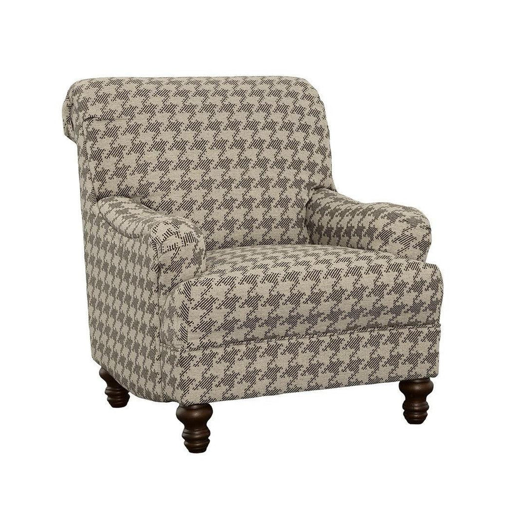 Glenn Upholstered Accent Chair Grey 903096