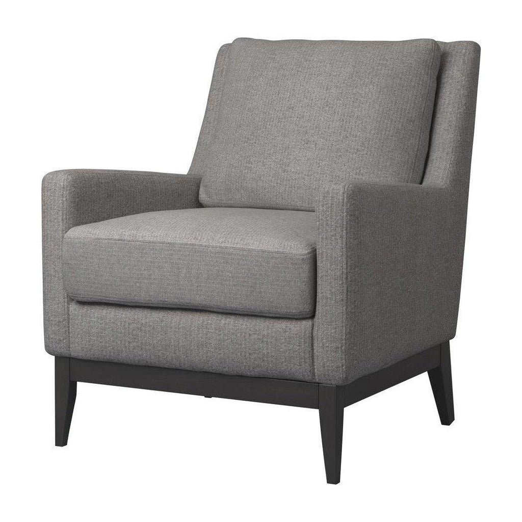 Track Arm Upholstered Accent Chair Warm Grey 905531
