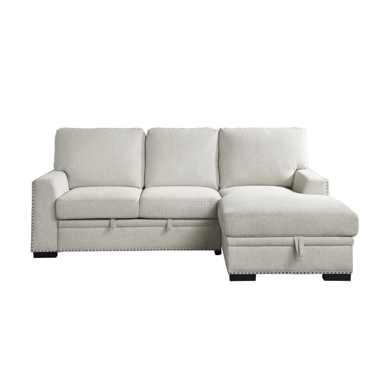 Sofá cama, sofá cama, sofá cama extraíble 2 en 1 con diván de  almacenamiento para sala de estar, sofá de felpilla beige