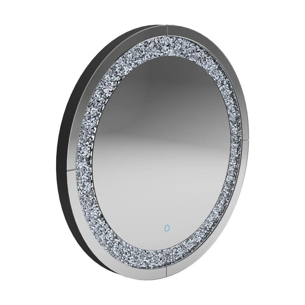 Landar Round Wall Mirror Silver 961525