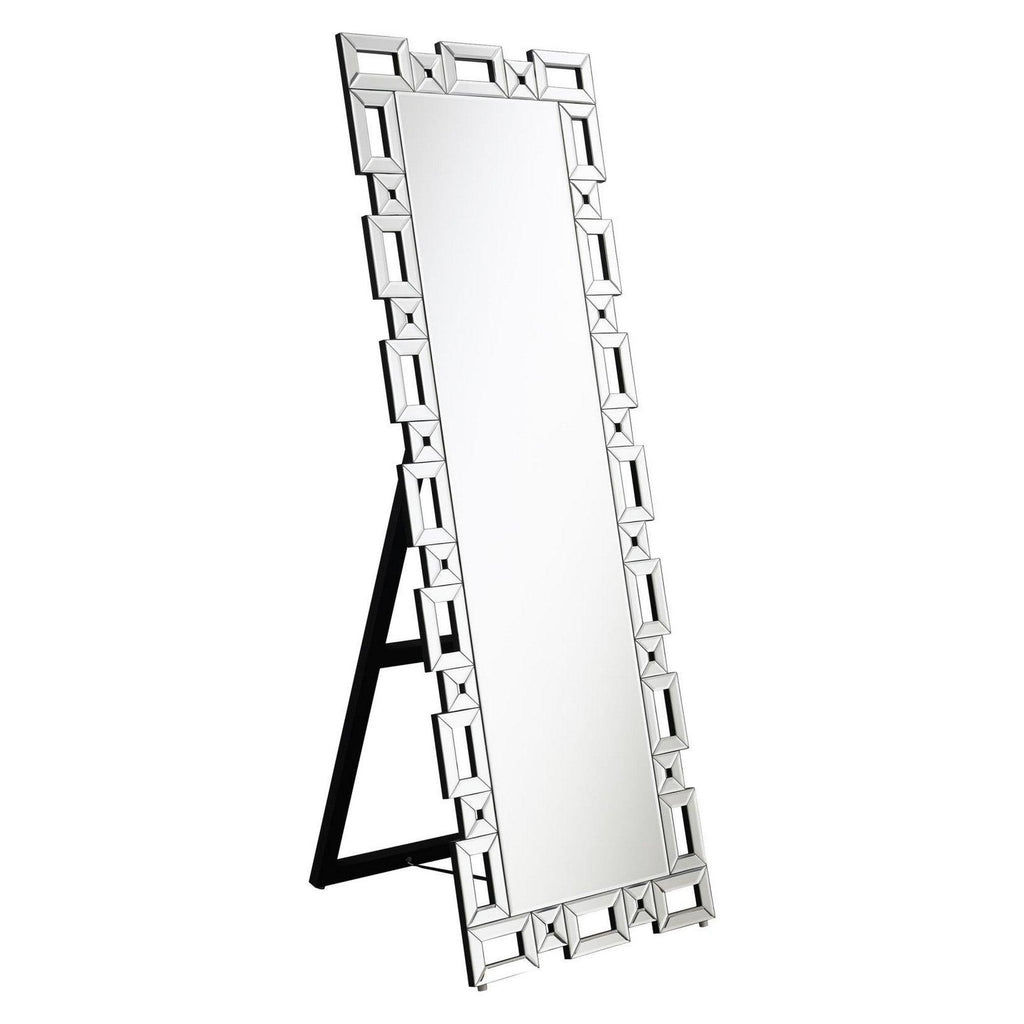 Tavin Geometric Frame Cheval Mirror 961634