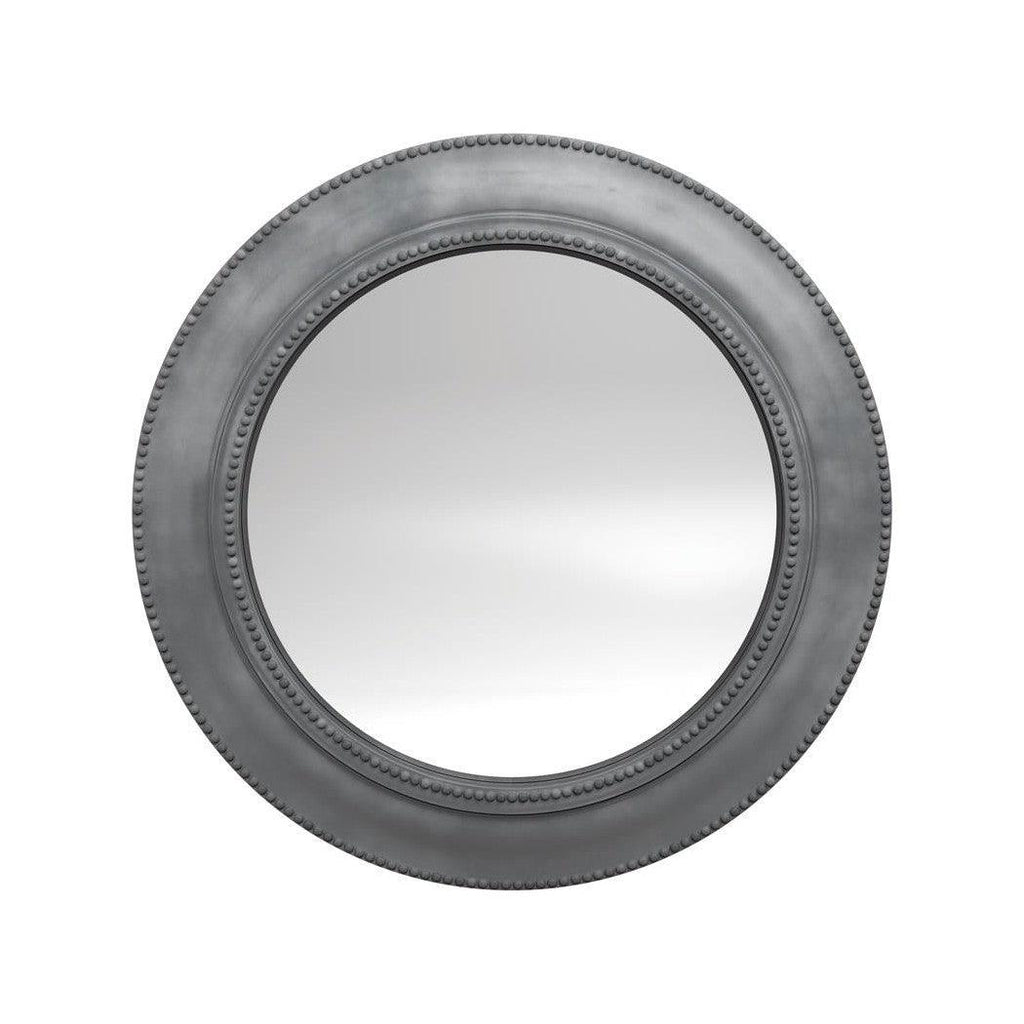 Beveled Round Mirror Grey 962876