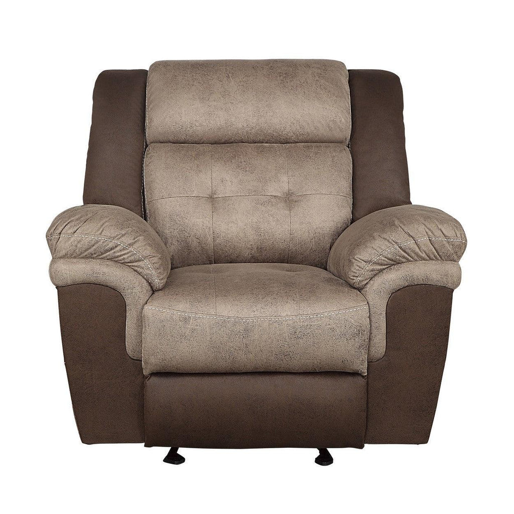 GLIDER RECLINING CHAIR, POLISHED MICROFIBER 9980-1