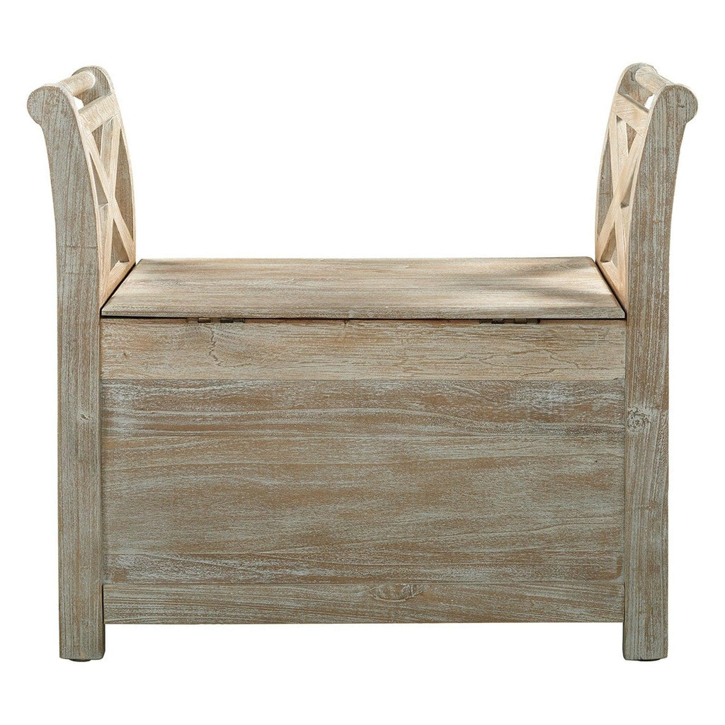 Fossil Ridge Accent Bench Ash-A4000001