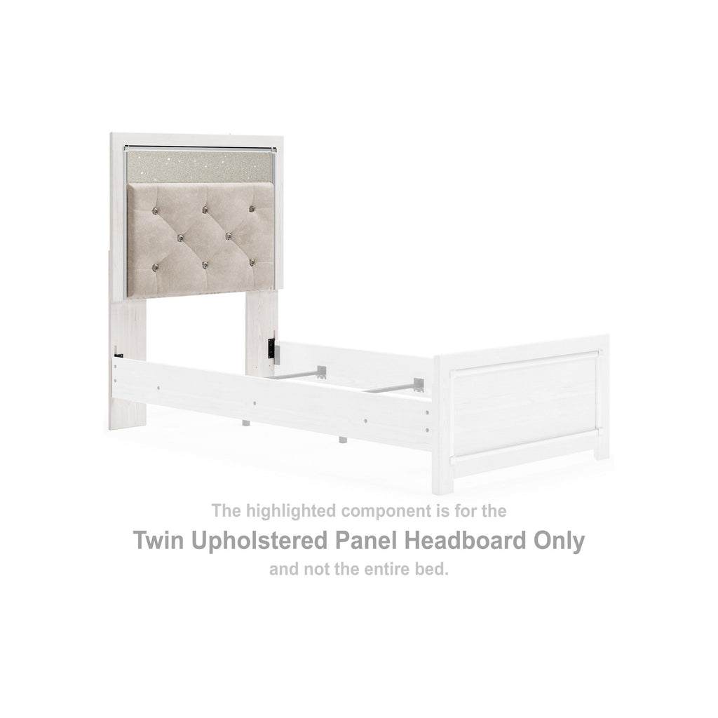 Altyra Upholstered Panel Headboard Ash-B2640-53