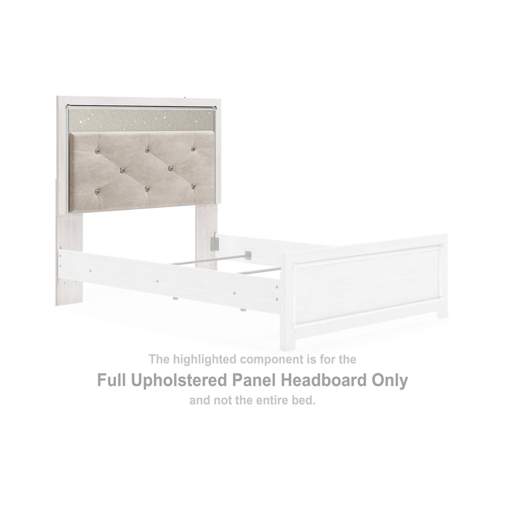 Altyra Upholstered Panel Headboard Ash-B2640-87