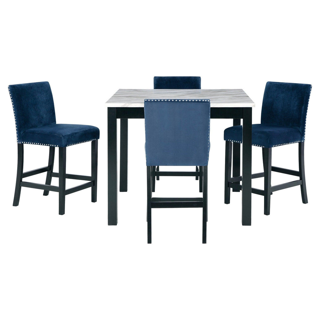Cranderlyn Counter Height Dining Table and Bar Stools (Set of 5) Ash-D163-223