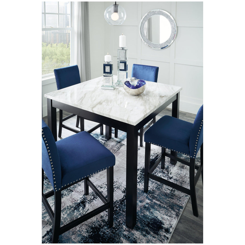 Cranderlyn Counter Height Dining Table and Bar Stools (Set of 5) Ash-D163-223
