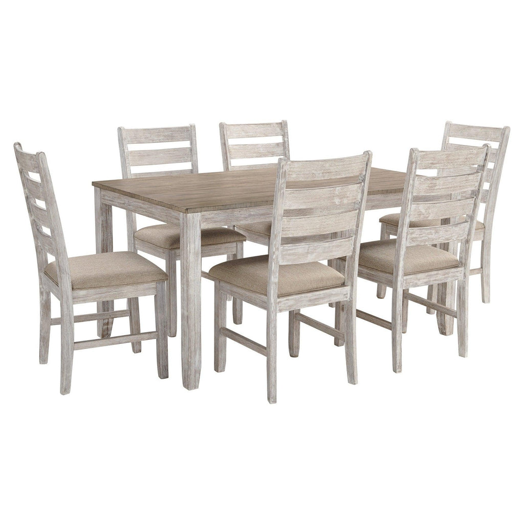 Skempton Dining Table and Chairs (Set of 7) Ash-D394-425