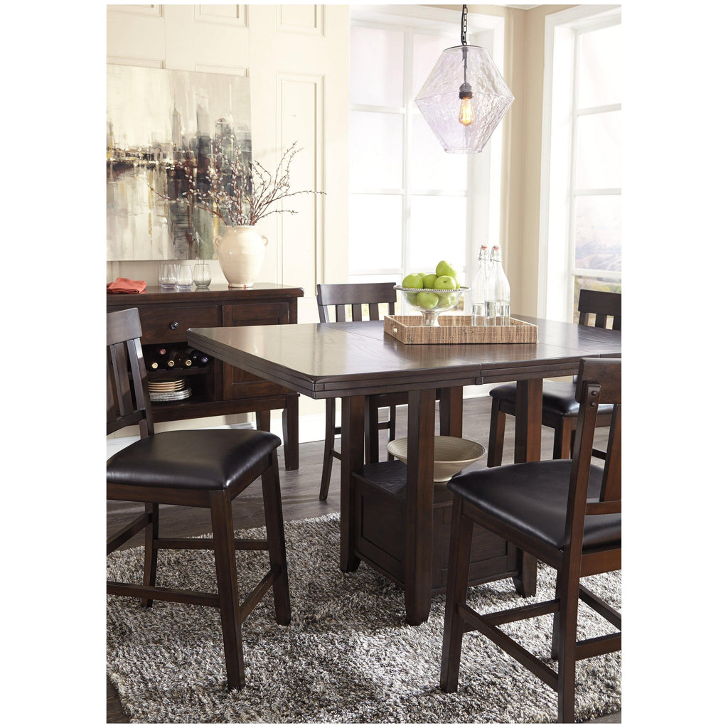 Haddigan Counter Height Dining Extension Table Ash-D596-42