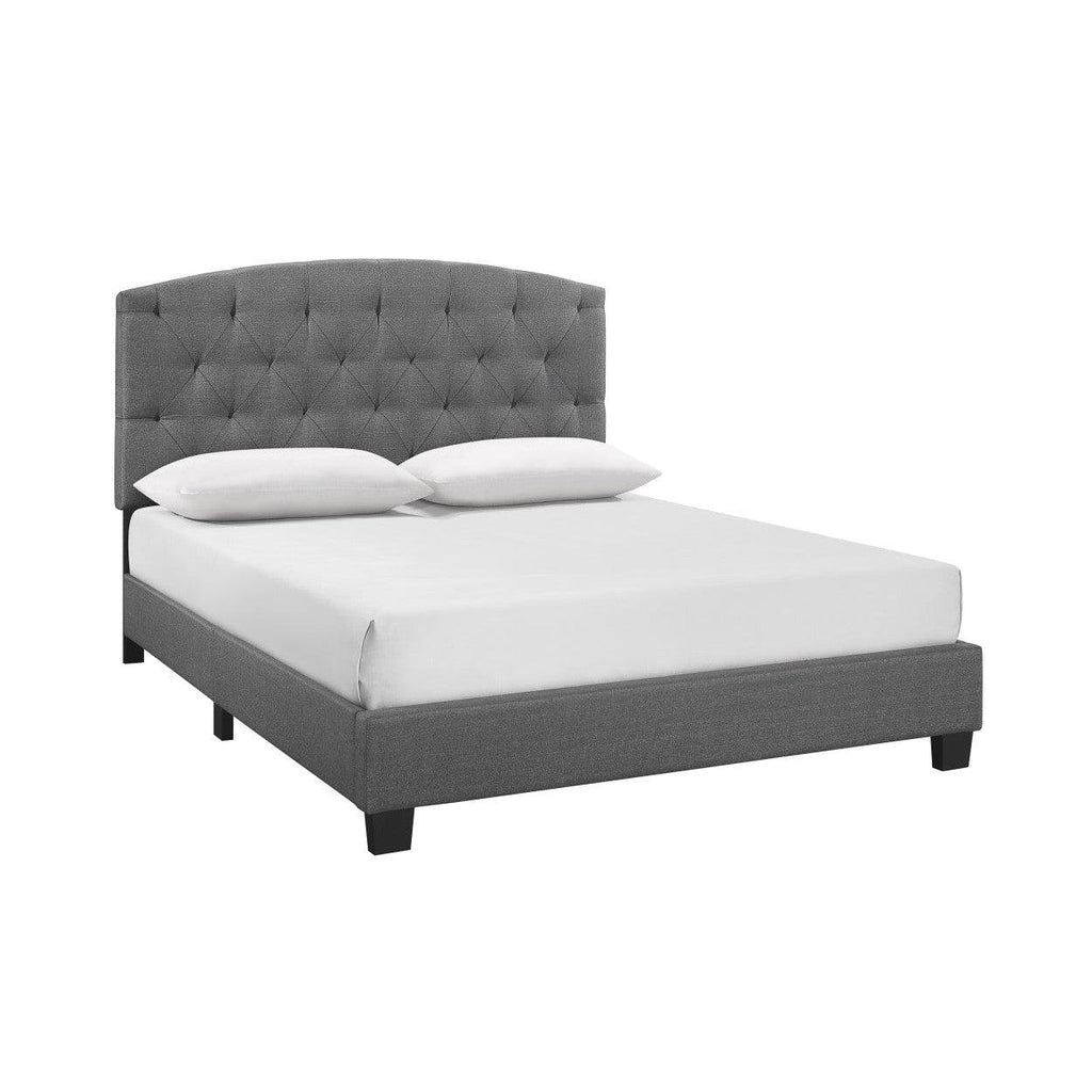 QUEEN PLATFORM BED IN A BOX, GRAY HM1863GY-1