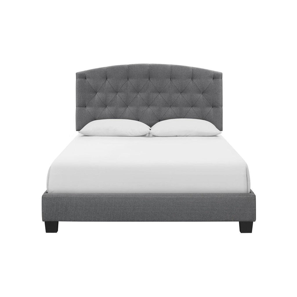 QUEEN PLATFORM BED IN A BOX, GRAY HM1863GY-1