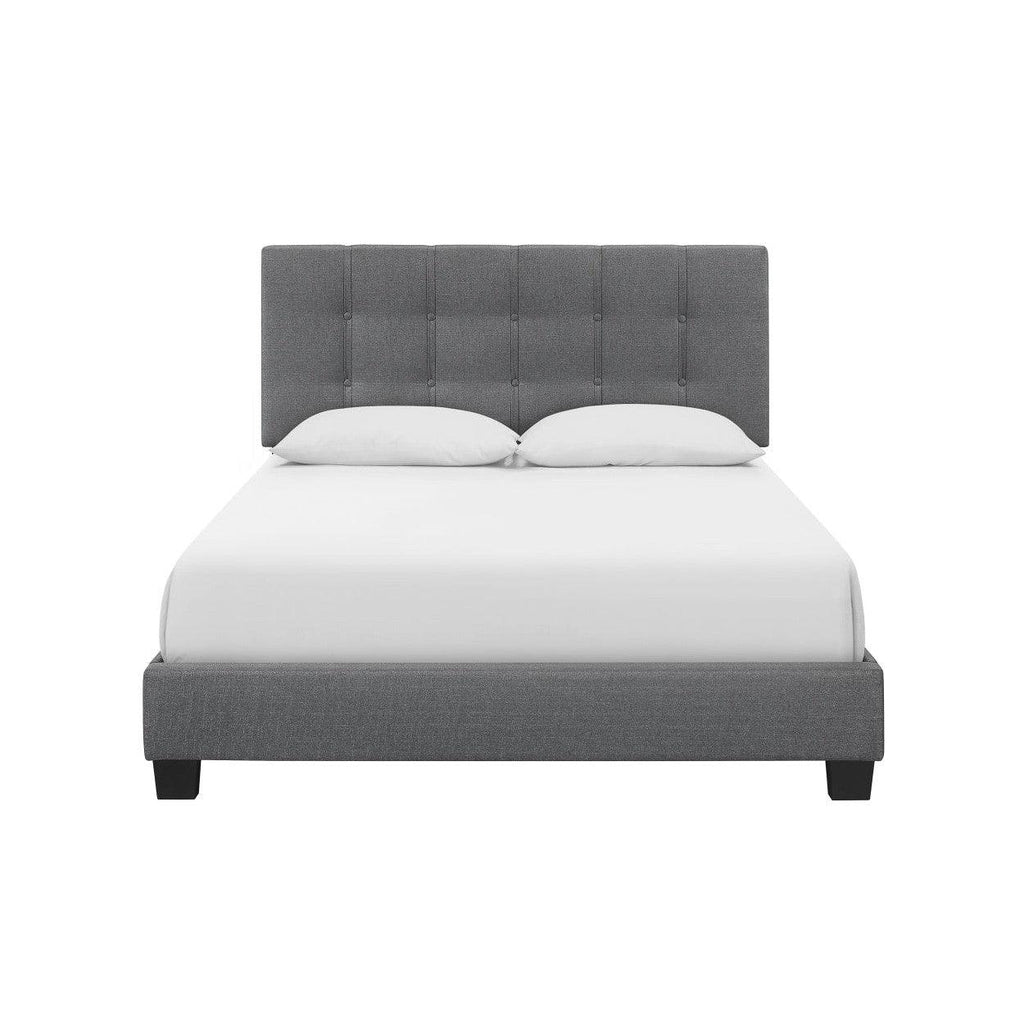 QUEEN PLATFORM BED IN A BOX, GRAY HM1879GY-1