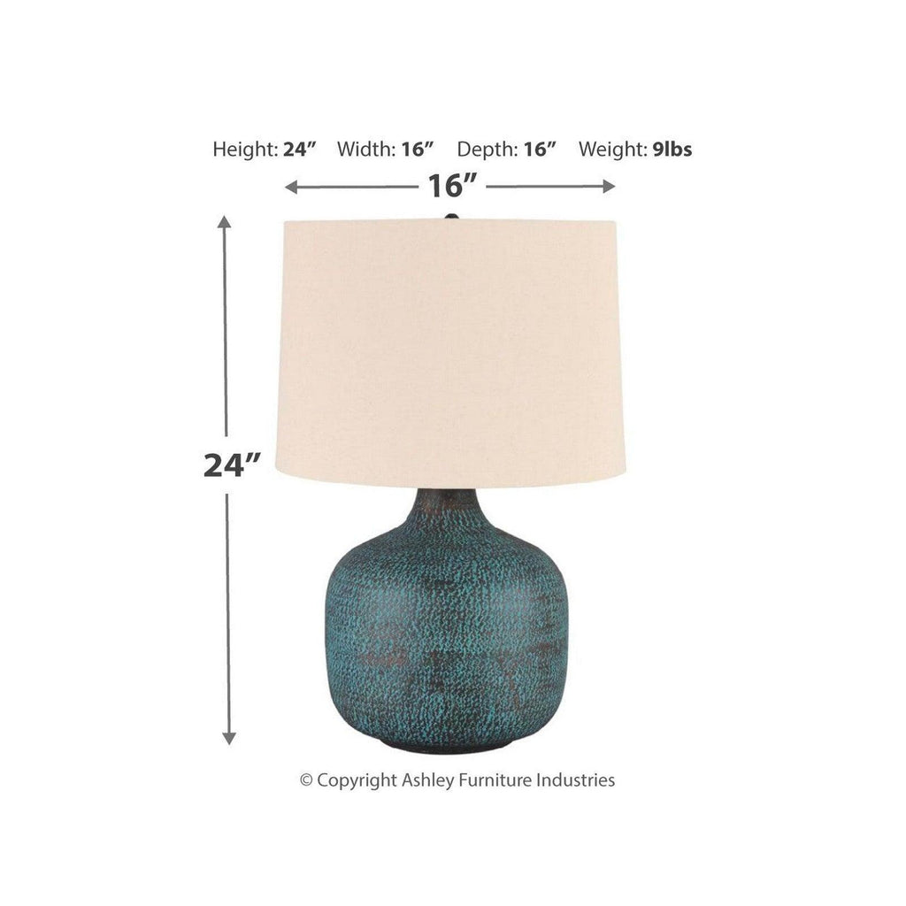Malthace Table Lamp Ash-L207304