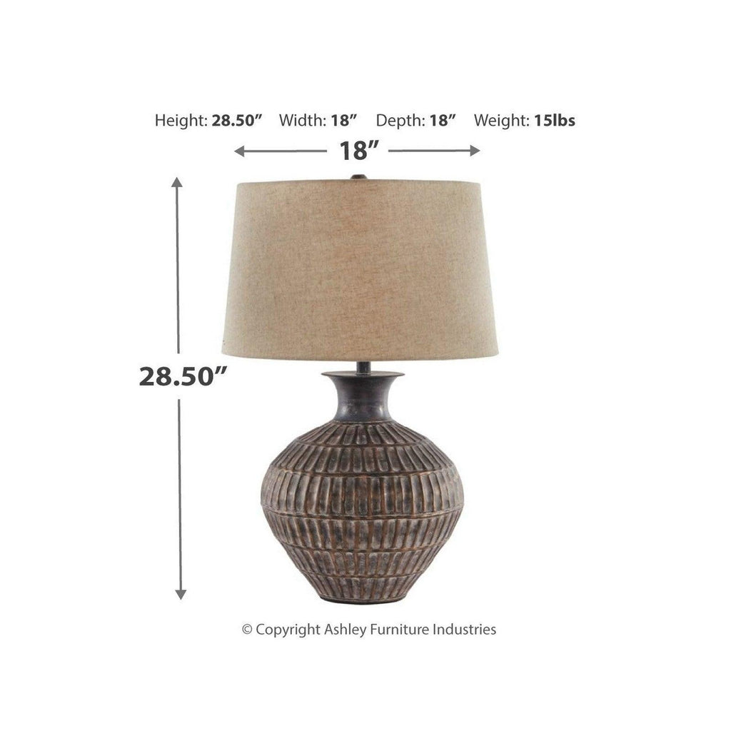 Magan Table Lamp Ash-L207354