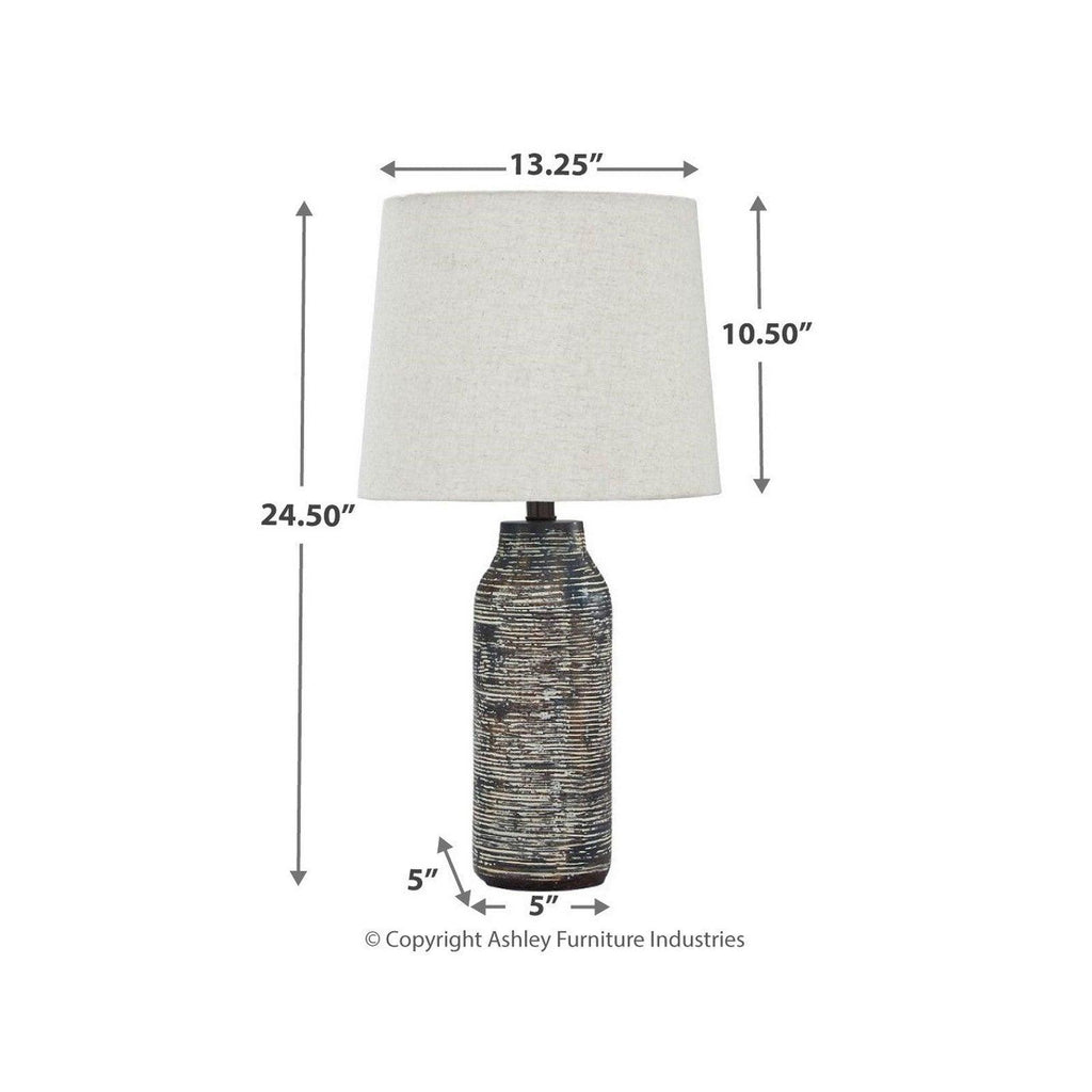 Mahima Table Lamp (Set of 2) Ash-L235584
