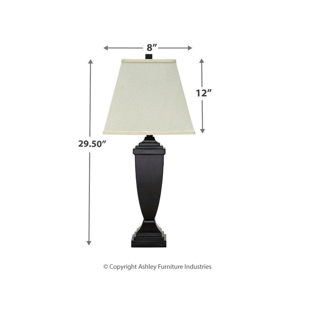 Amerigin Table Lamp (Set of 2) Ash-L243154
