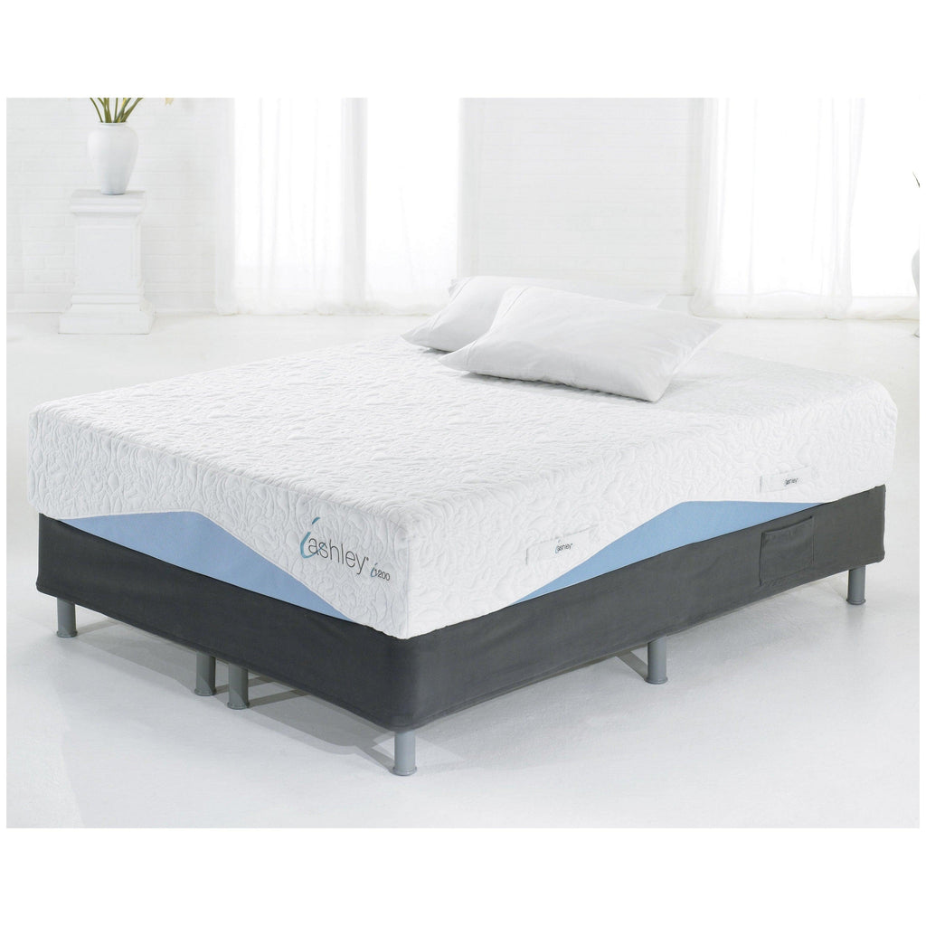 12 Inch Chime Elite Adjustable Base with Mattress Ash-M674M4