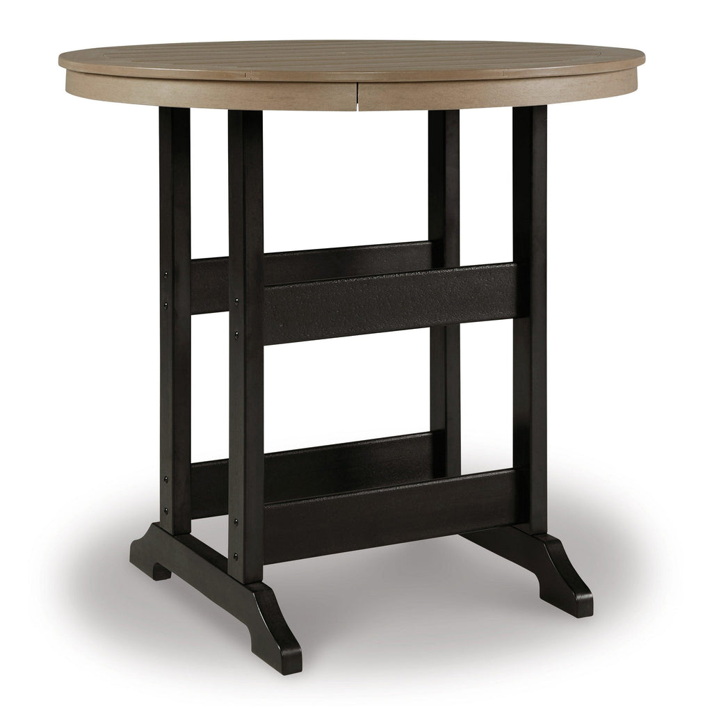 Fairen Trail Outdoor Counter Height Dining Table with 2 Barstools Ash-P211B2