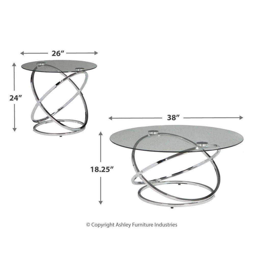 Hollynyx Table (Set of 3) Ash-T270-13