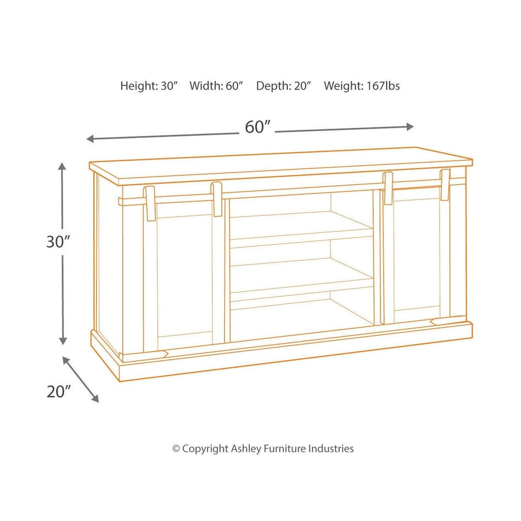 Budmore 60" TV Stand Ash-W562-48