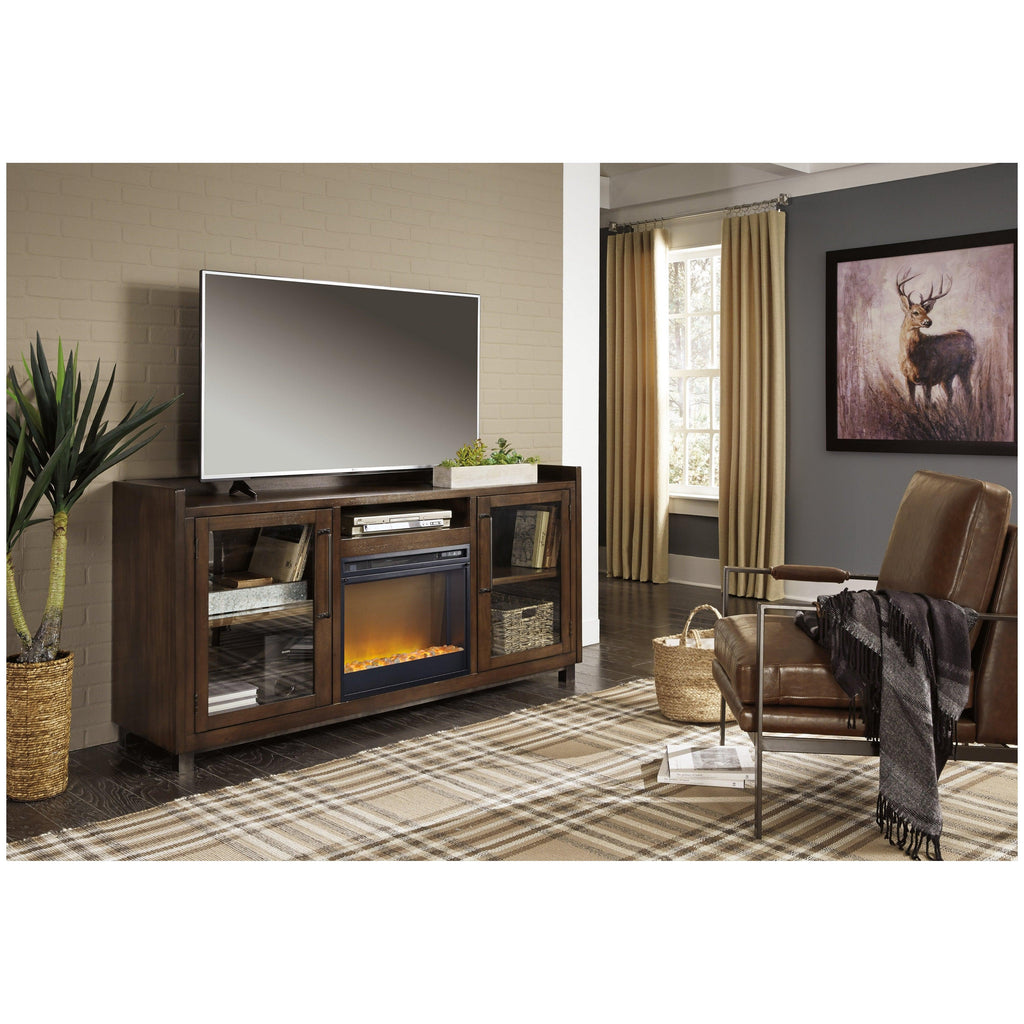 Starmore 70" TV Stand with Electric Fireplace Ash-W633W4