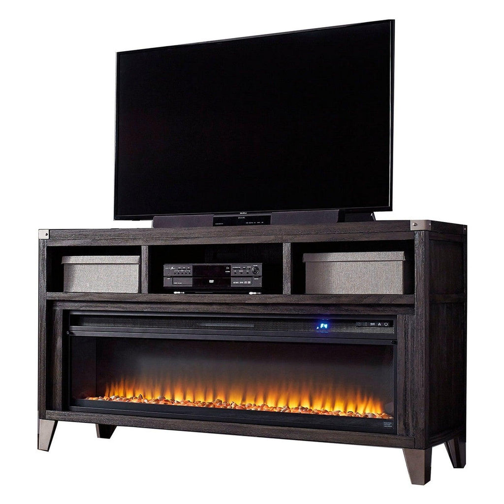 Todoe 65" TV Stand with Electric Fireplace Ash-W901W1