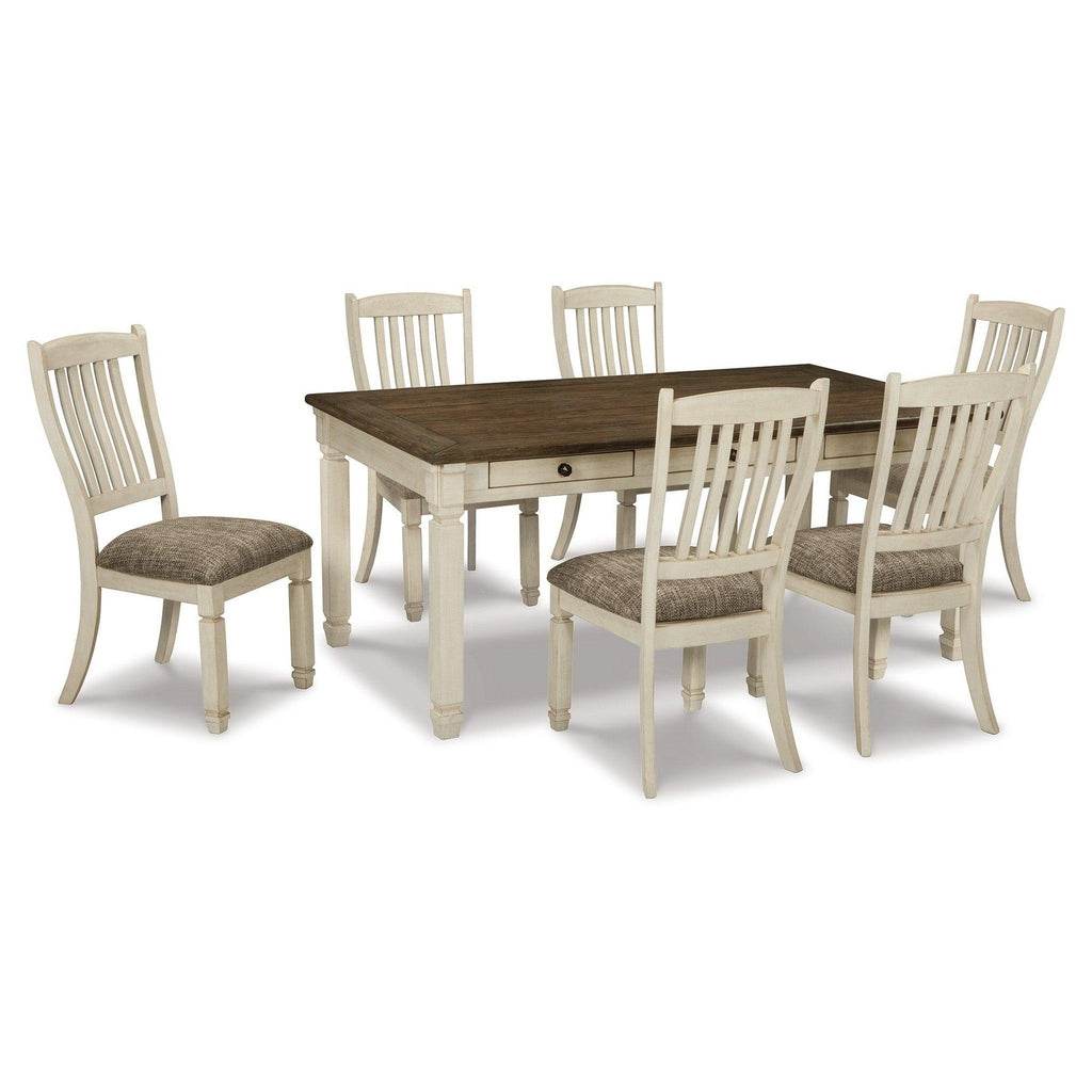Bolanburg Dining Table with 6 Chairs Ash-D647D8