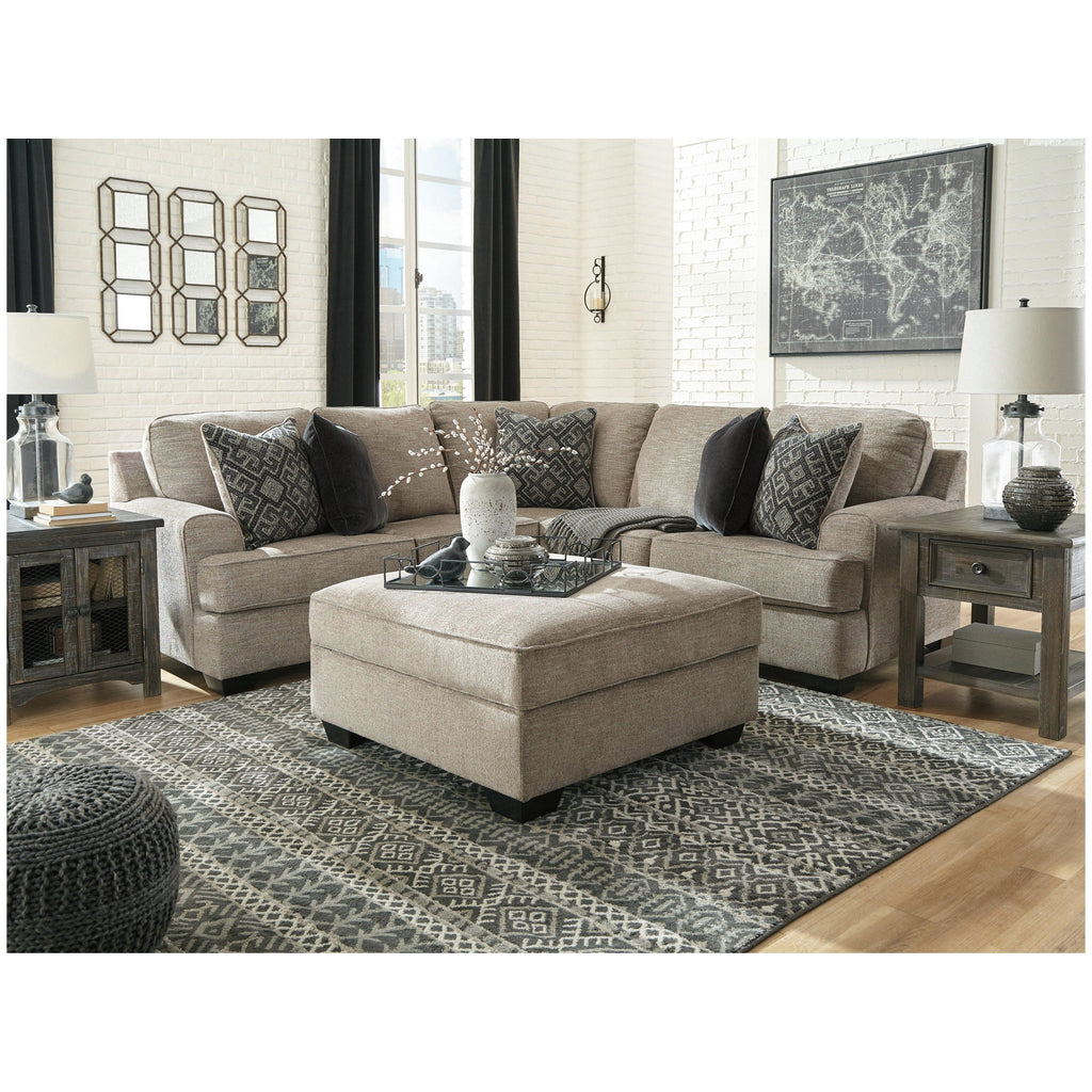 Bovarian 2-Piece Sectional with Ottoman Ash-56103U1