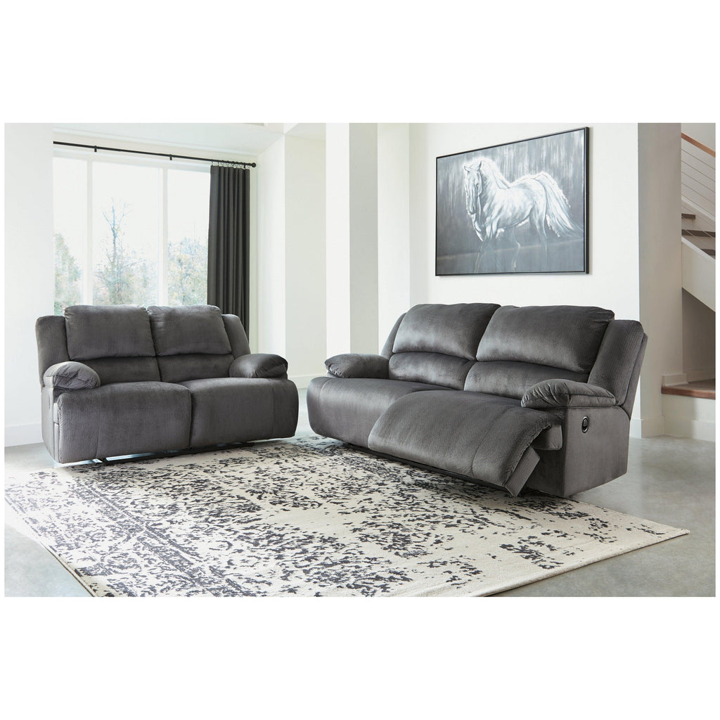Clonmel Reclining Sofa and Loveseat Ash-36505U1