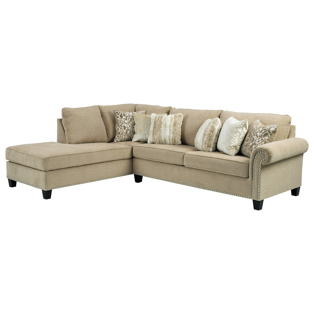Dovemont 2-Piece Sectional with Ottoman Ash-40401U2